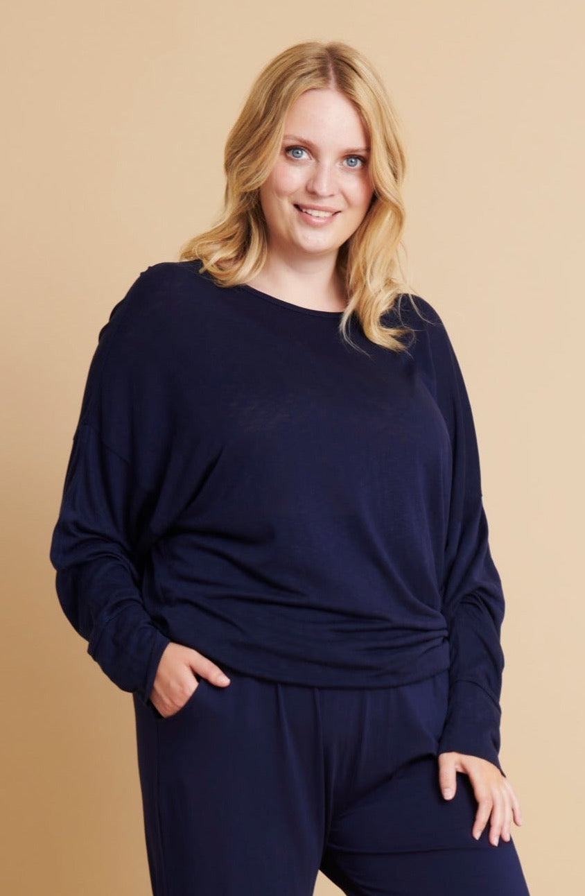 Long sleeve batwing top online