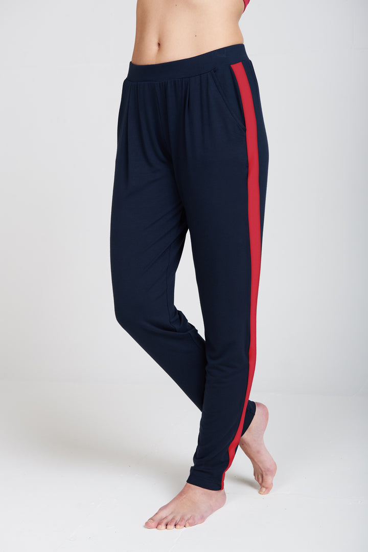 Divine Pants - Navy, Sunset Pink - Asquith