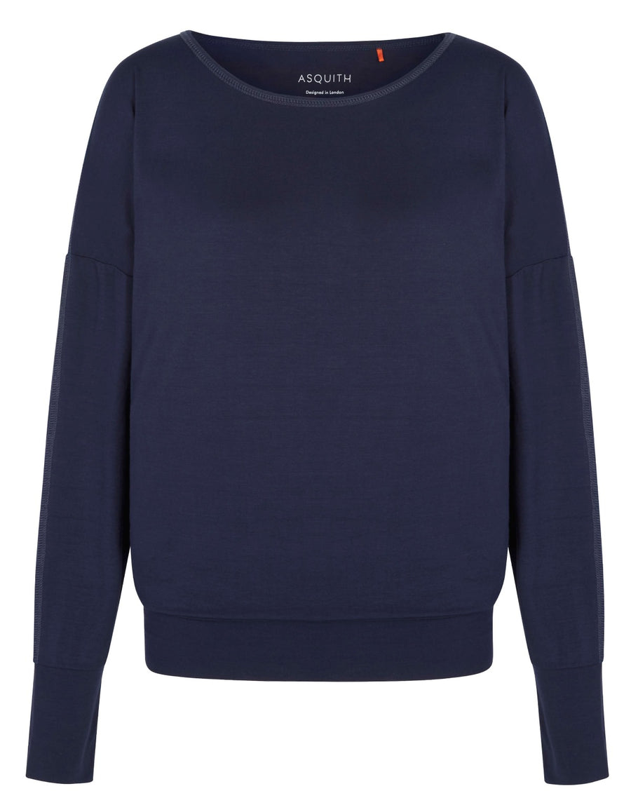 Long Sleeve Batwing - Navy - Asquith