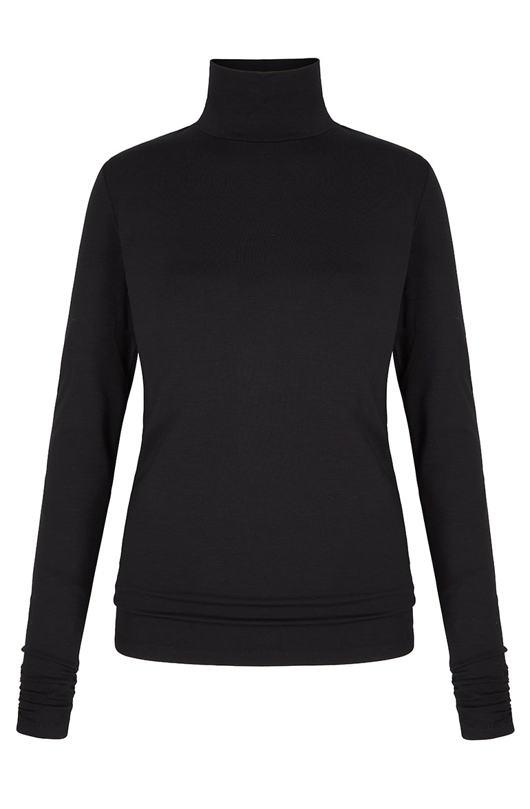 Polo Neck  - Black