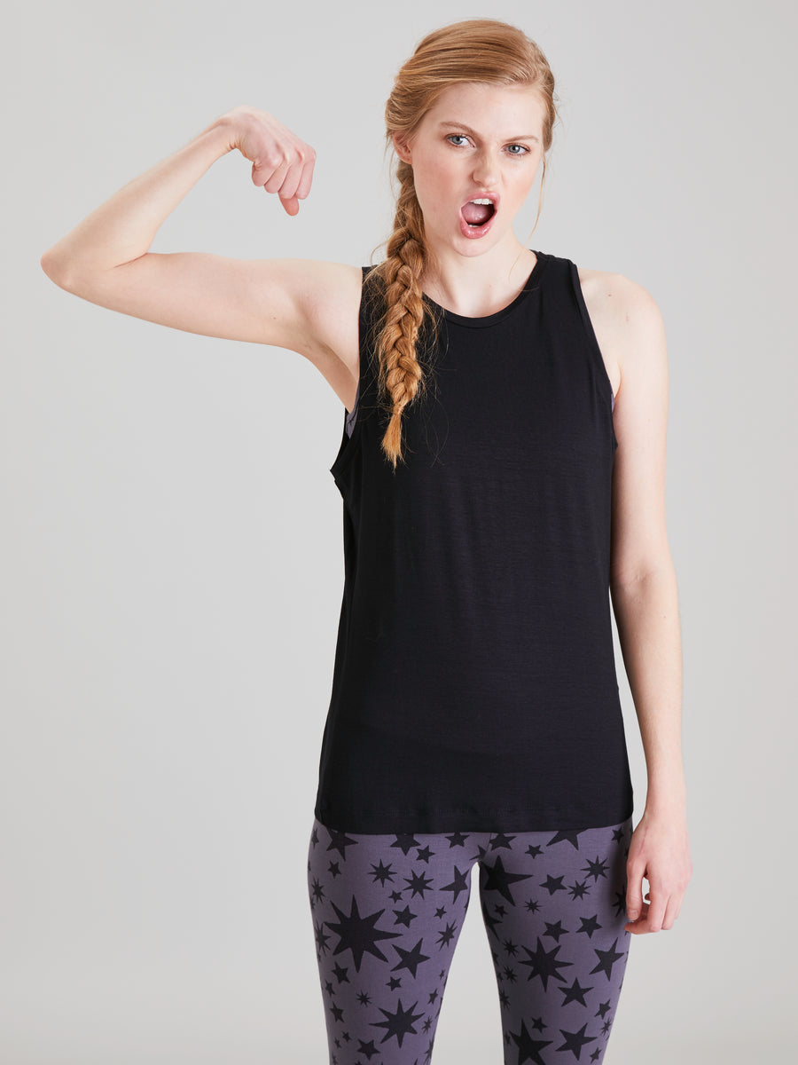 Diamond Back Vest - Black