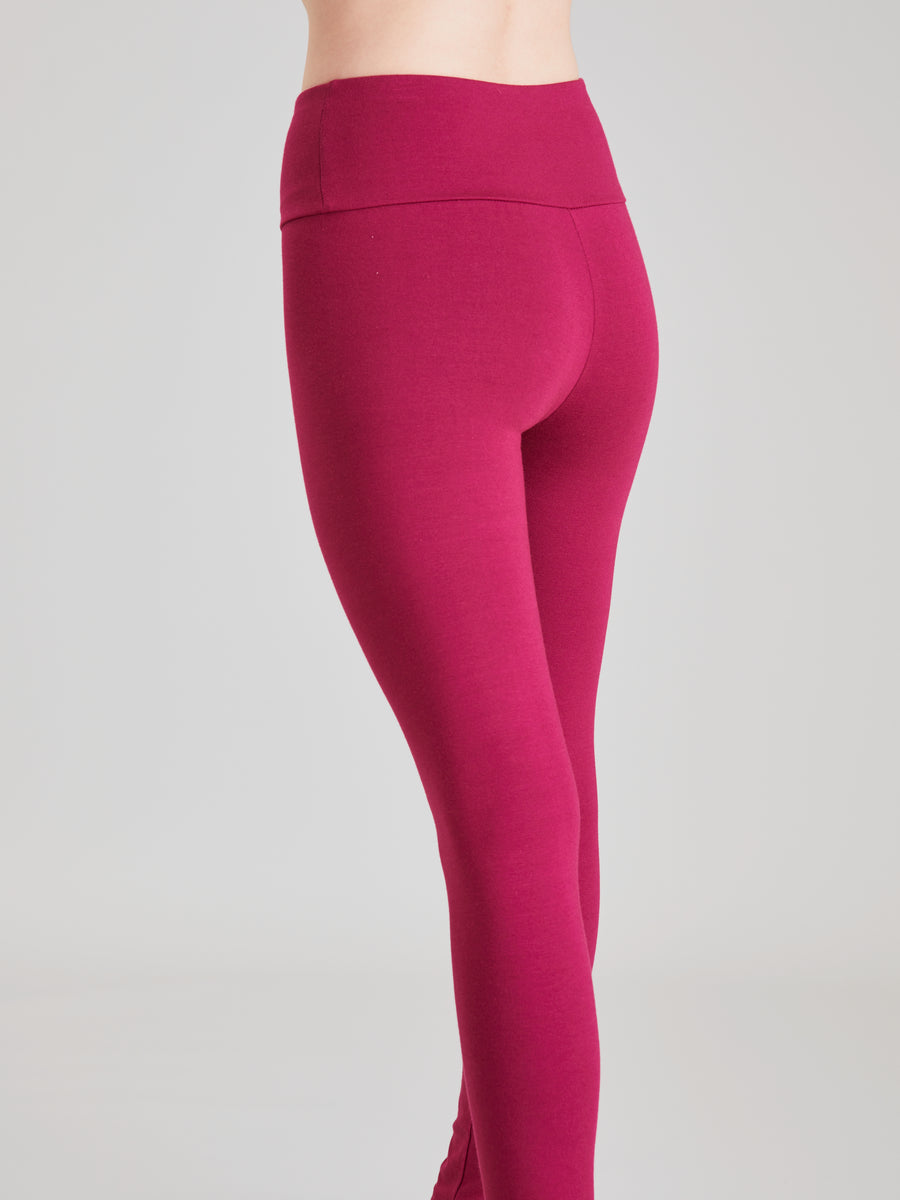 Flow with it Leggings - Beetroot
