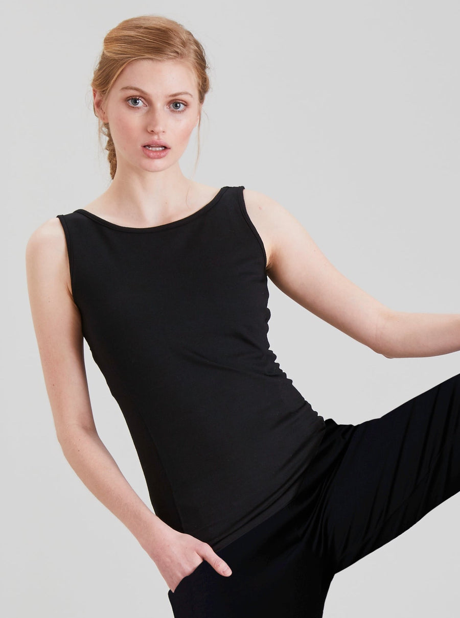 Live Fast Boatneck - Black