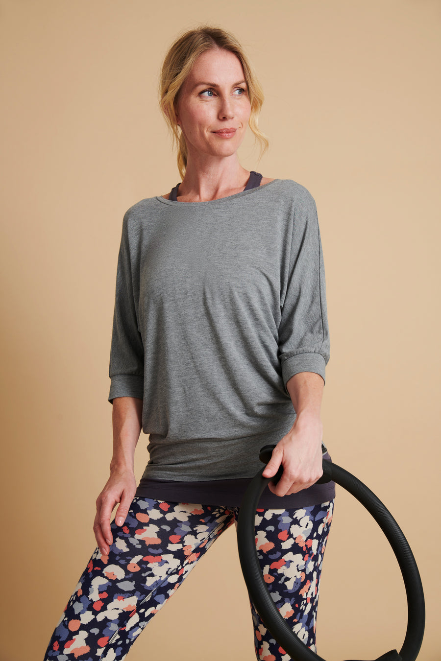 Be Grace Batwing - Grey Marl