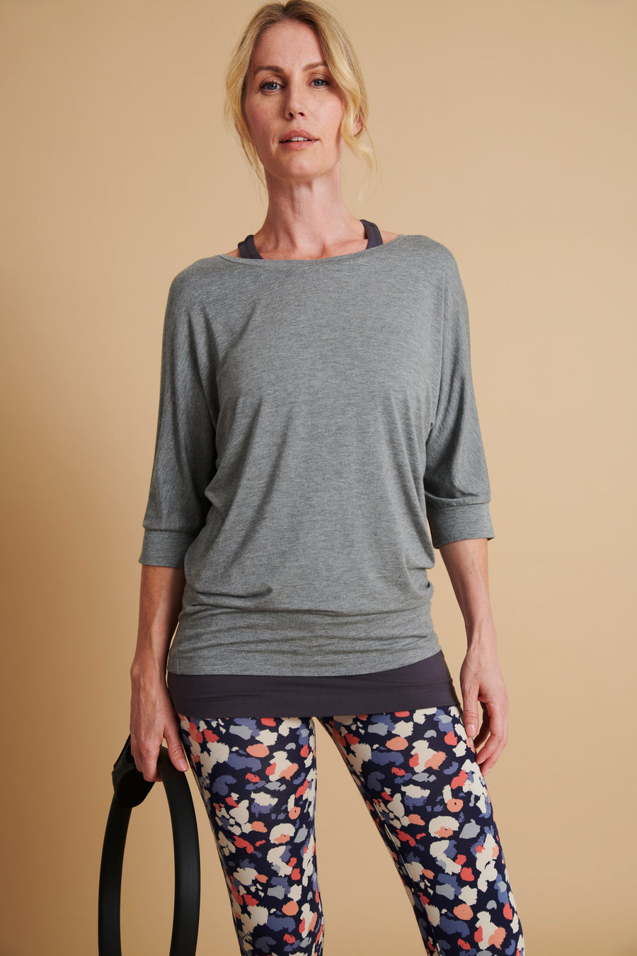 Be Grace Batwing - Grey Marl