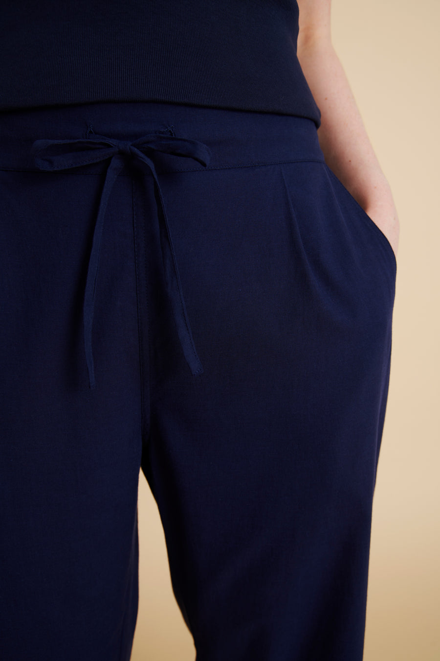 Roll With It Pants - Navy