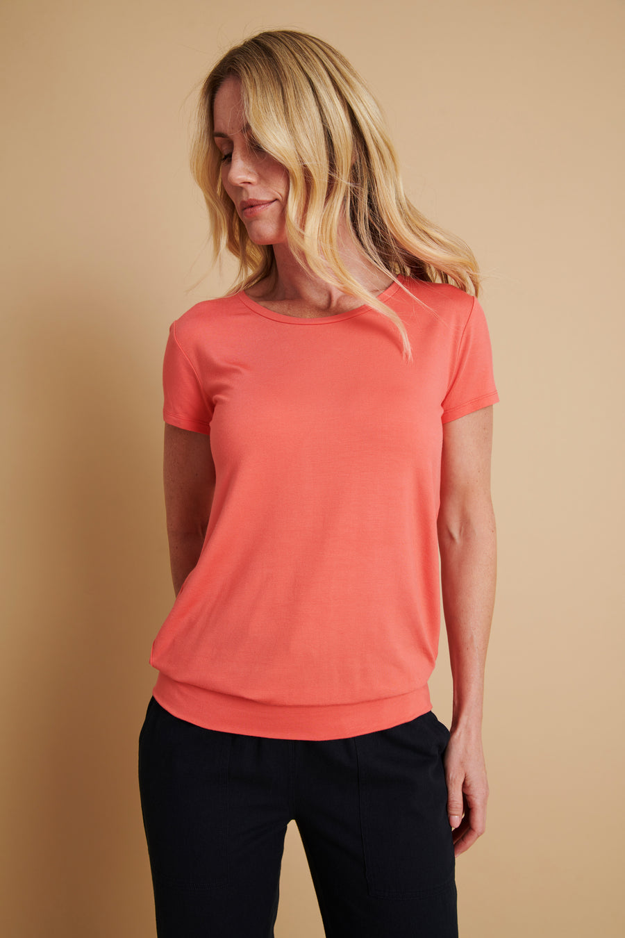 Smooth You Tee - Coral