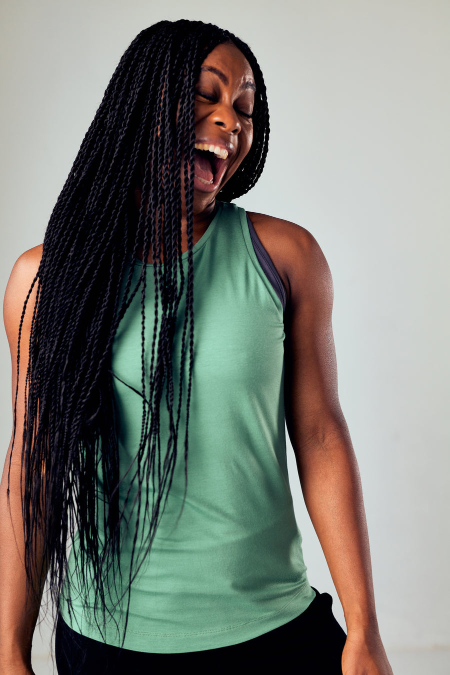 Diamond Back Vest - Sage