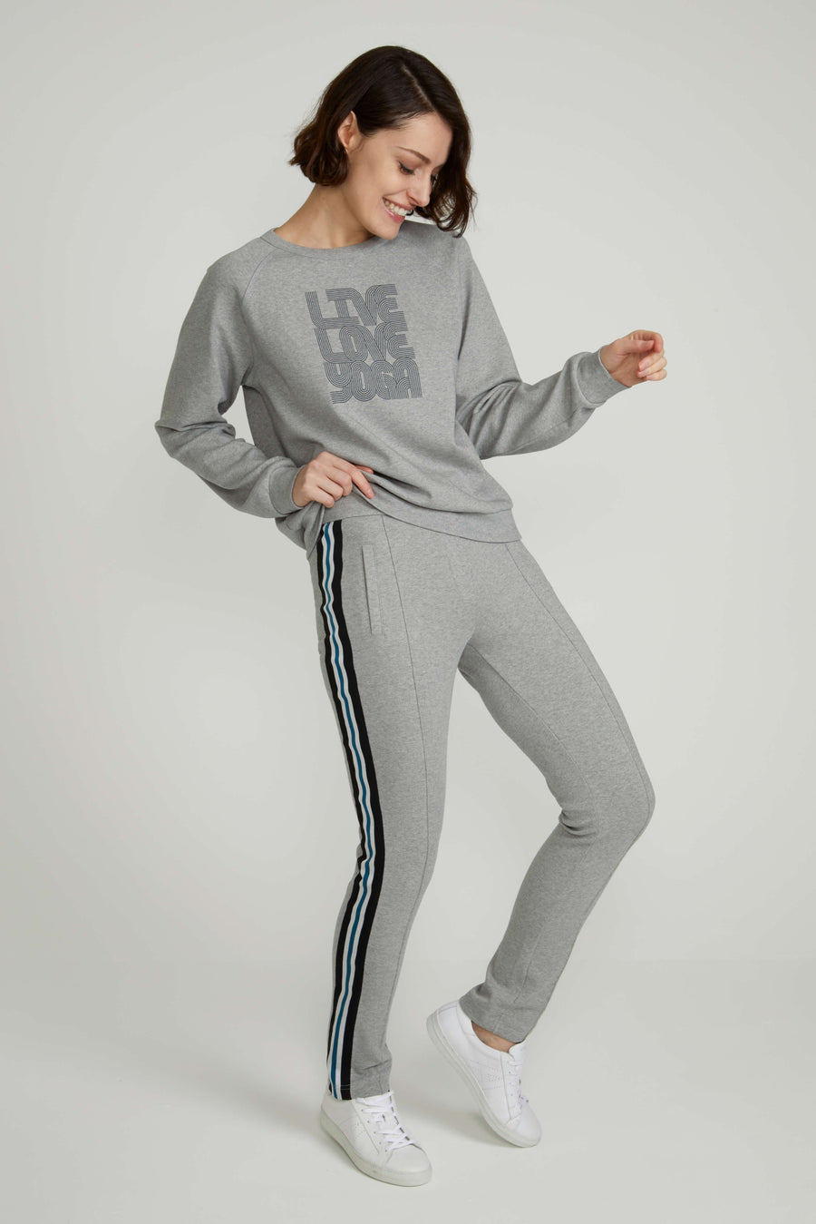 Keep Moving Pants - Grey Marl