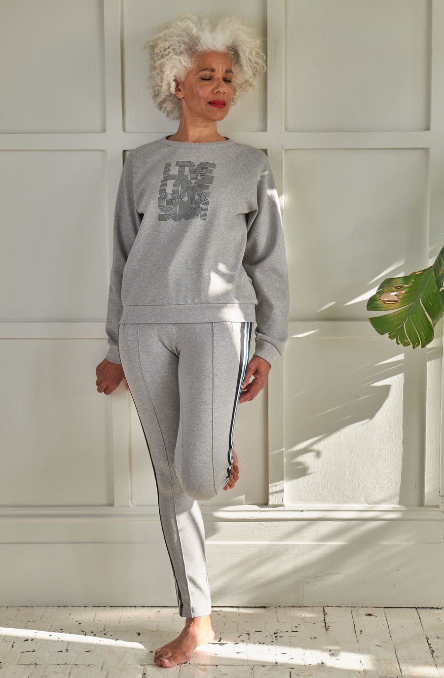 Keep Moving Pants - Grey Marl