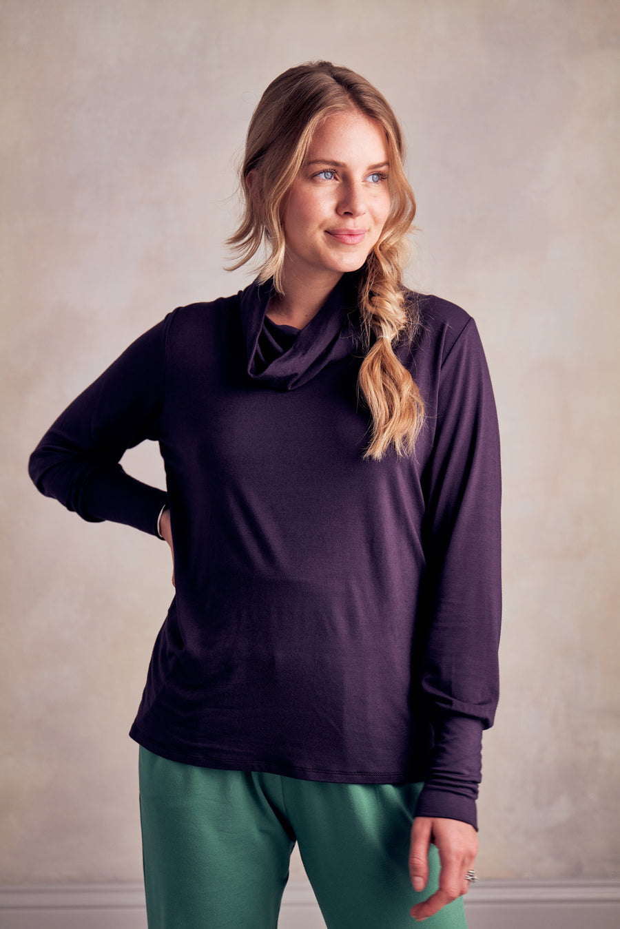 Scallop Top - Pebble