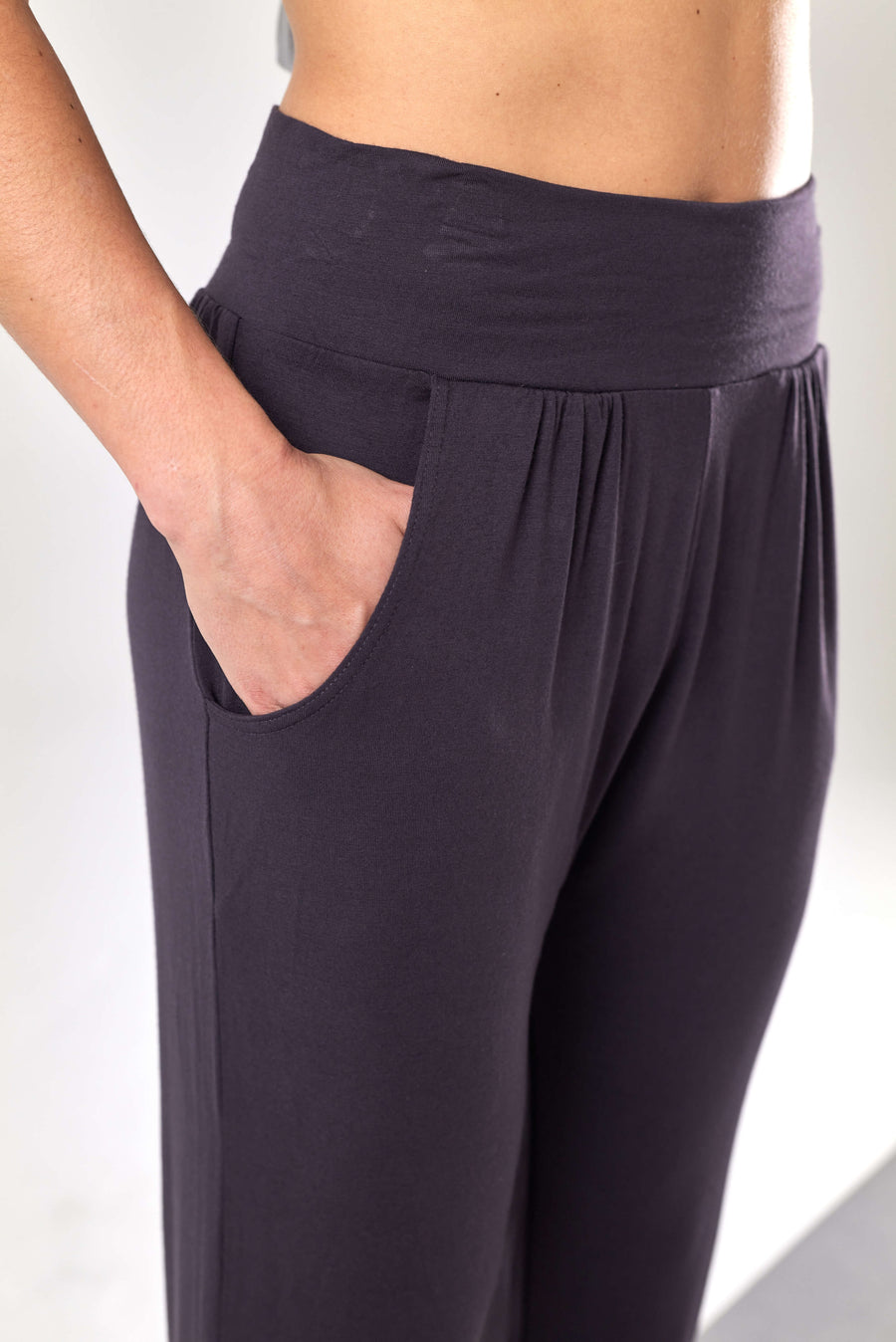 Heavenly Harem Pants - Pebble