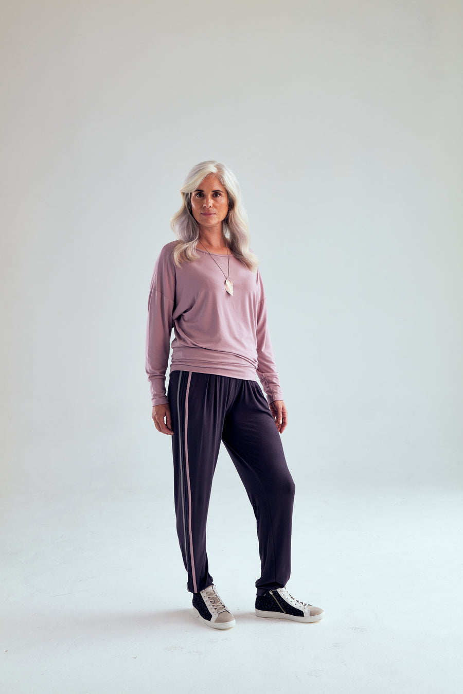 Drawstring Pants - Pebble