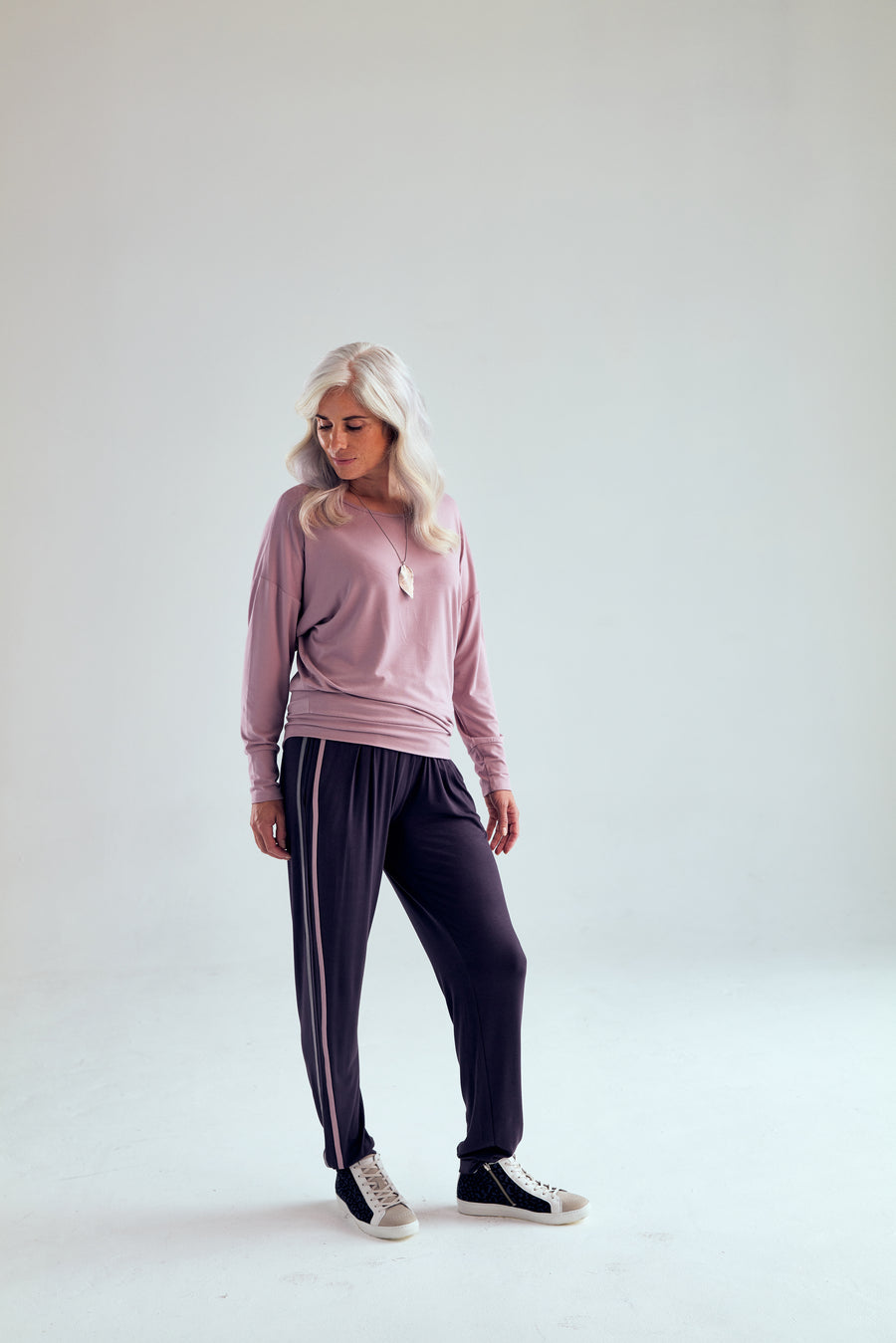 Drawstring Pants - Pebble