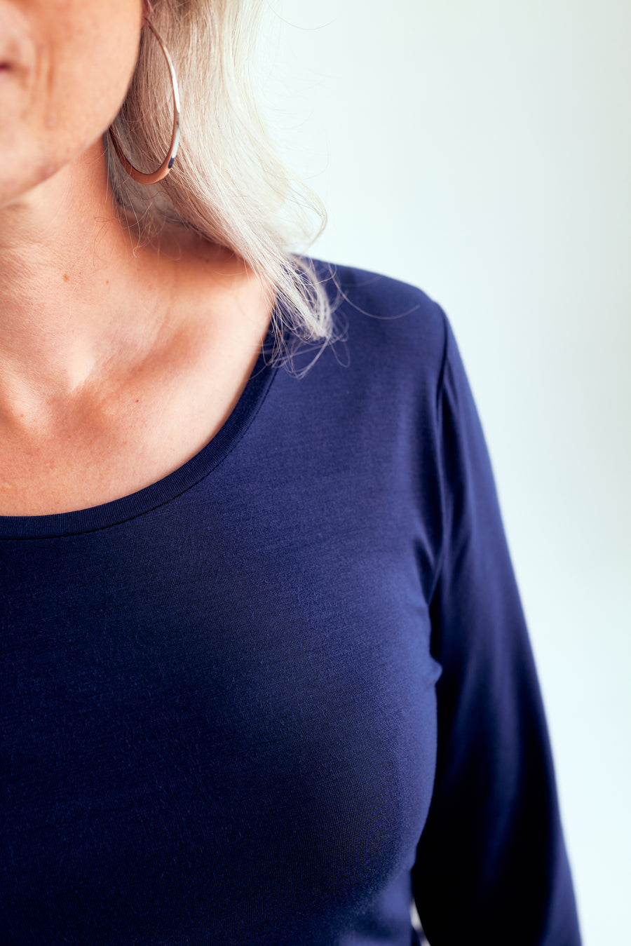 3/4 Sleeve Tee - Midnight