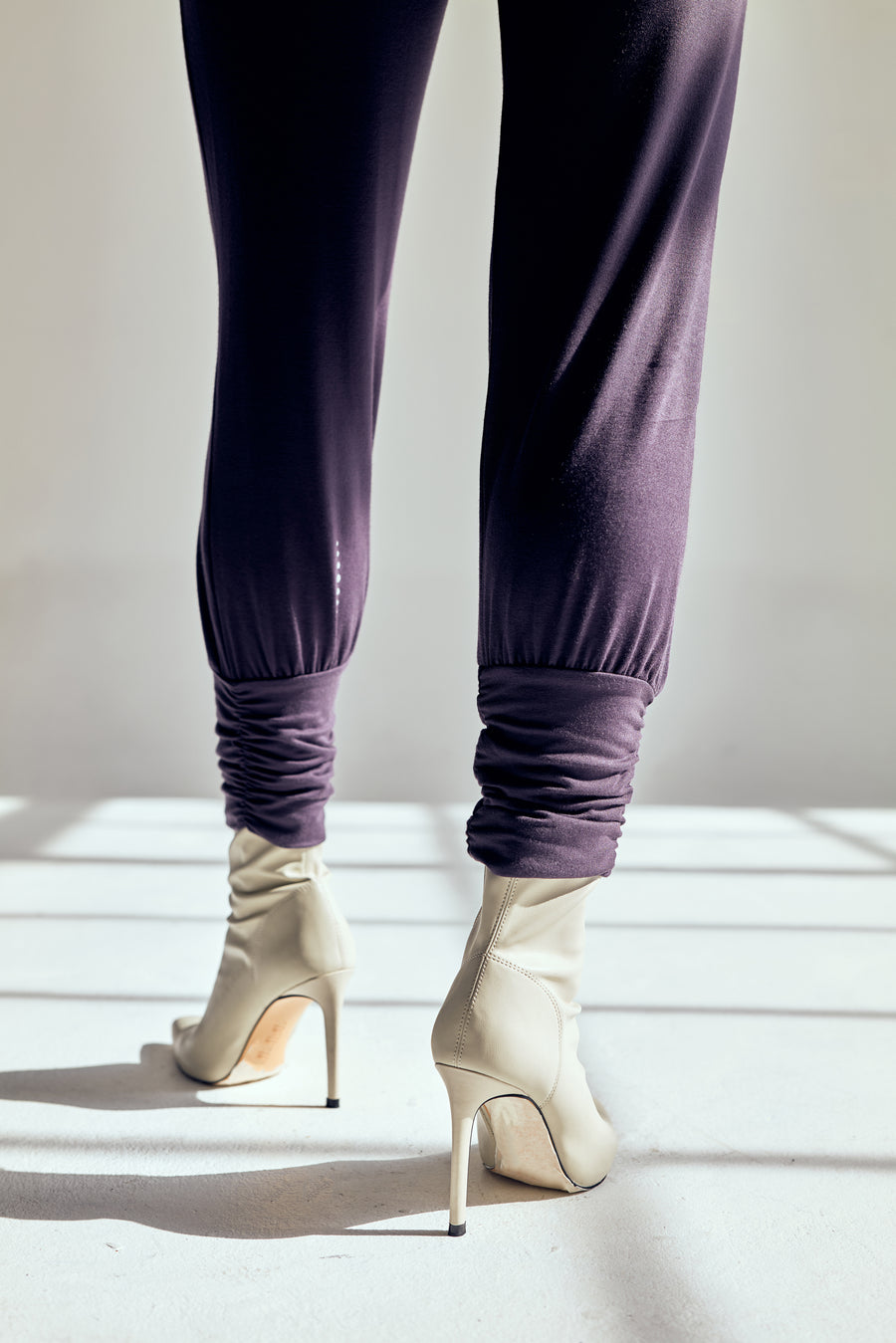 Long Harem Pants - Pebble