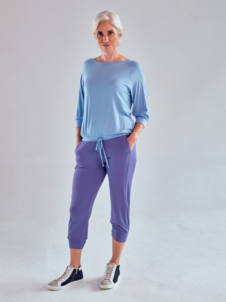 Crop Pants - Azure