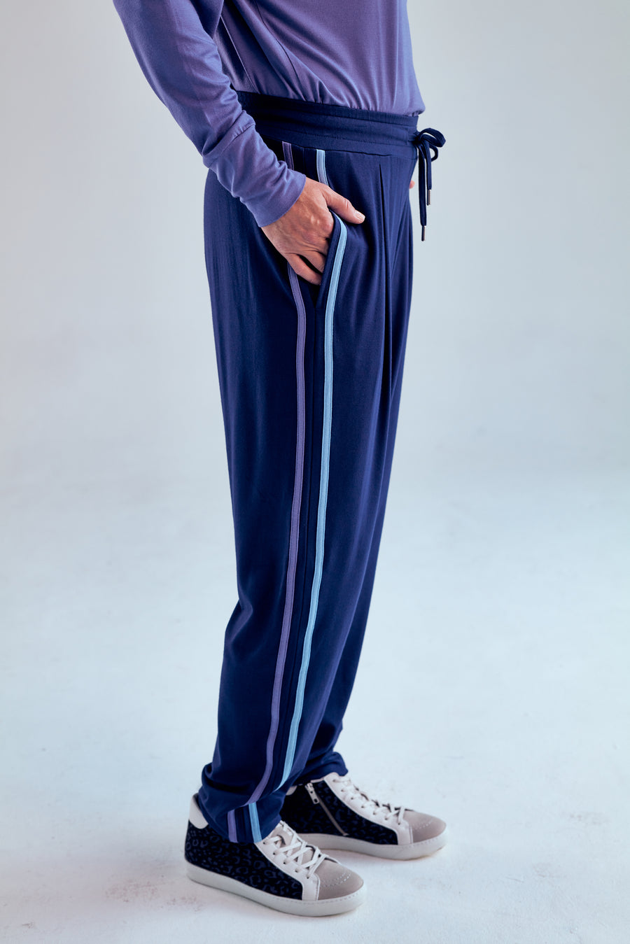 Drawstring Pants - Midnight