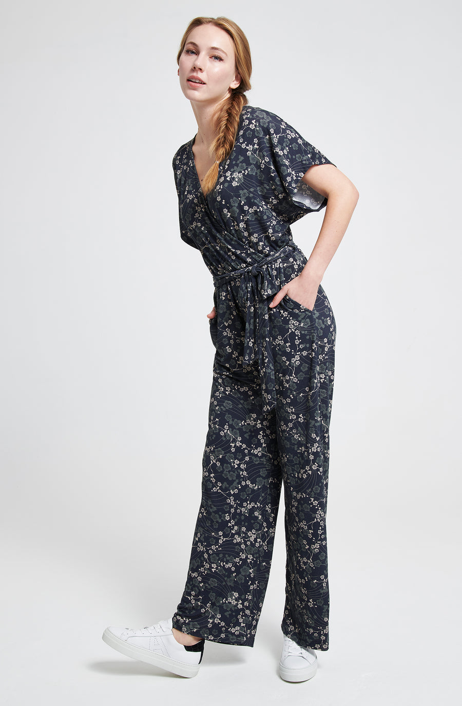 Joyful Jumpsuit - Japanese Floral