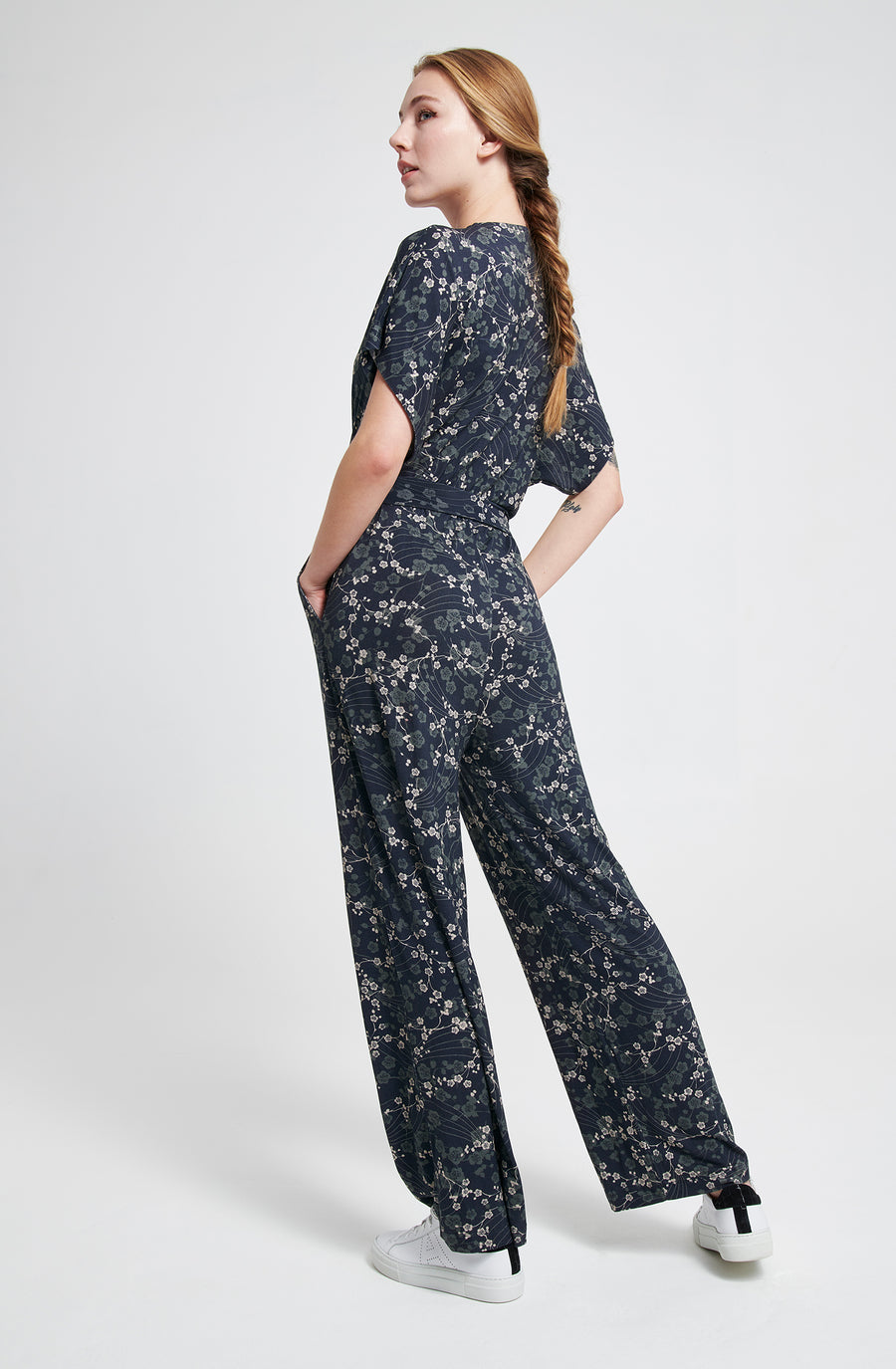 Joyful Jumpsuit - Japanese Floral