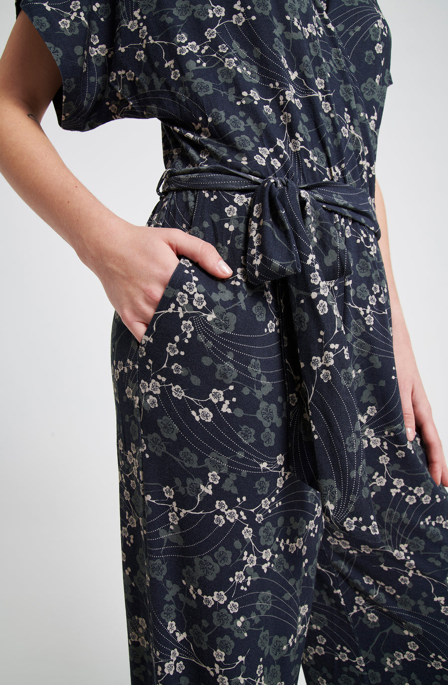 Joyful Jumpsuit - Japanese Floral