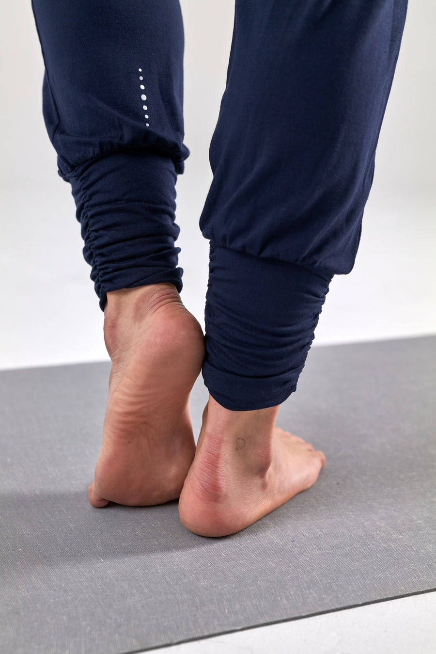Long Harem Pants - Navy