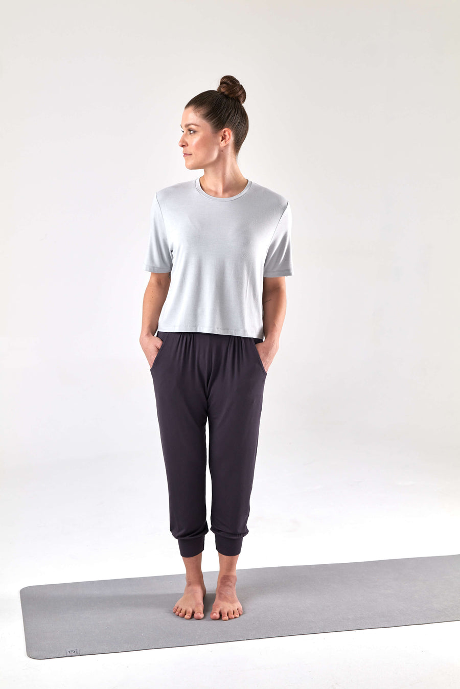 Heavenly Harem Pants - Pebble
