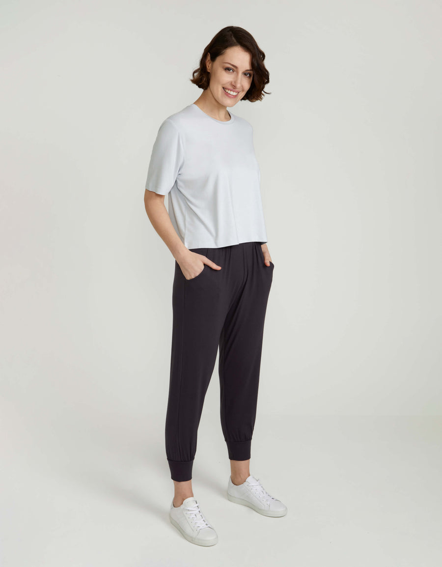 Heavenly Harem Pants - Pebble