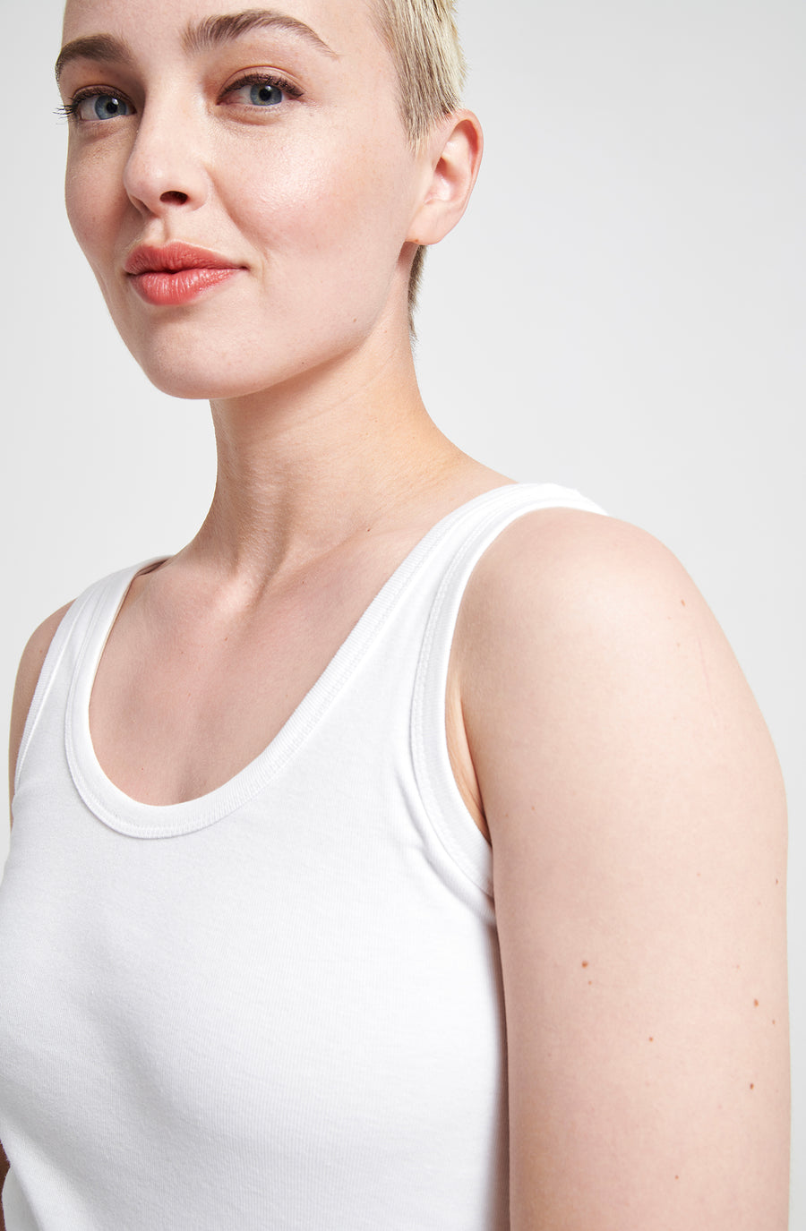 Rib Tank - White