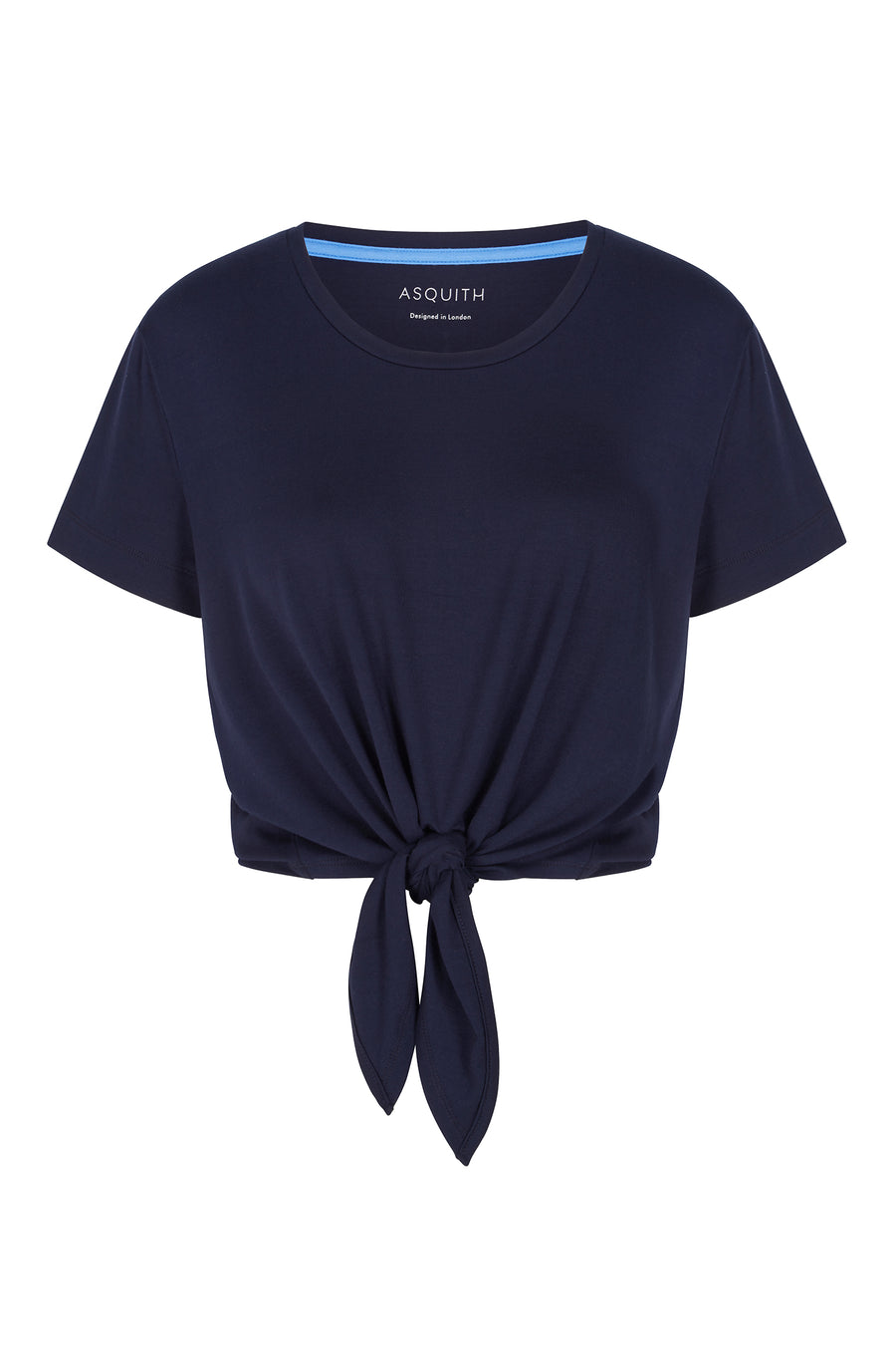 Tie Up Tee - Navy